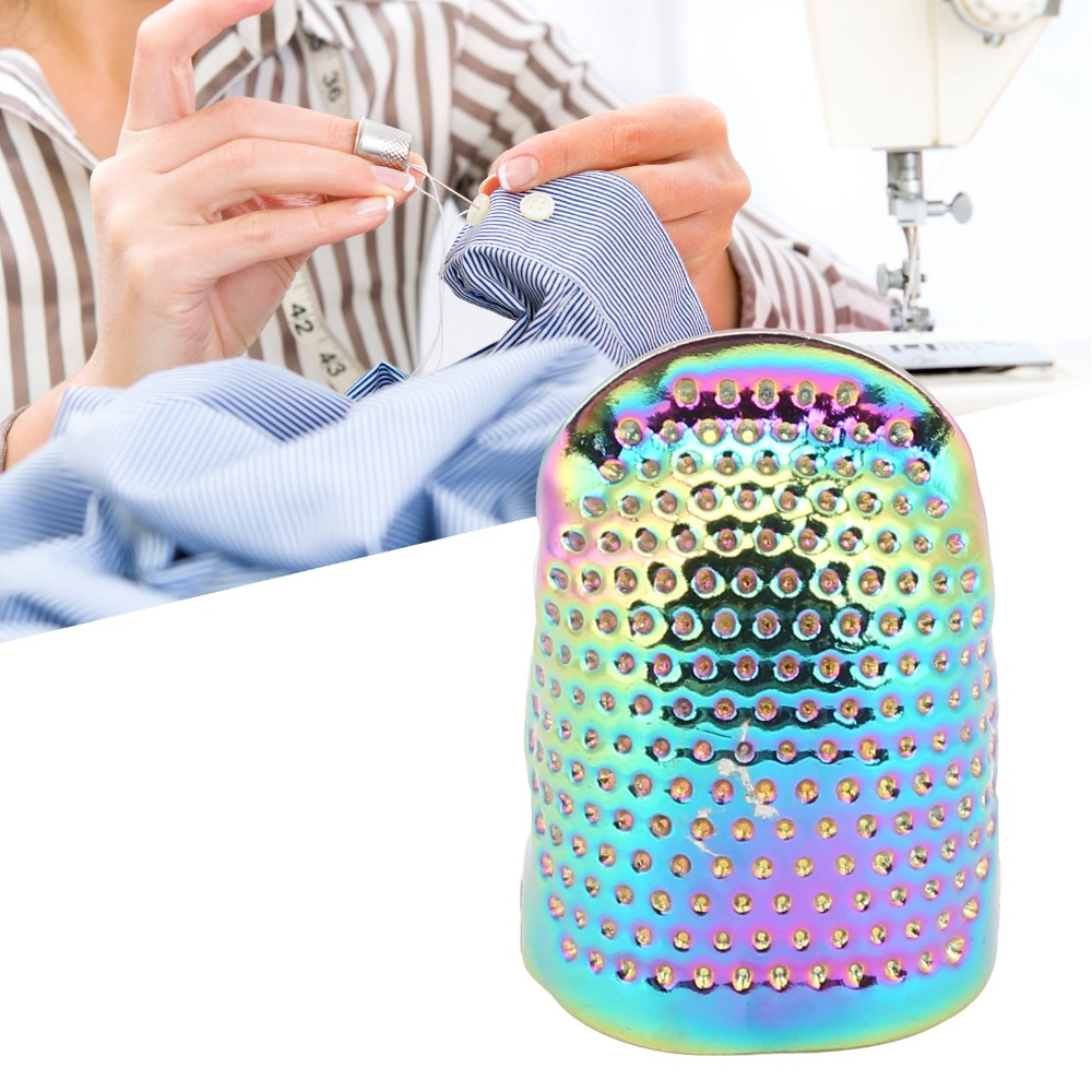 Sewing Thimble Metal - 4Pcs Durable Brass Finger Protector Thimble