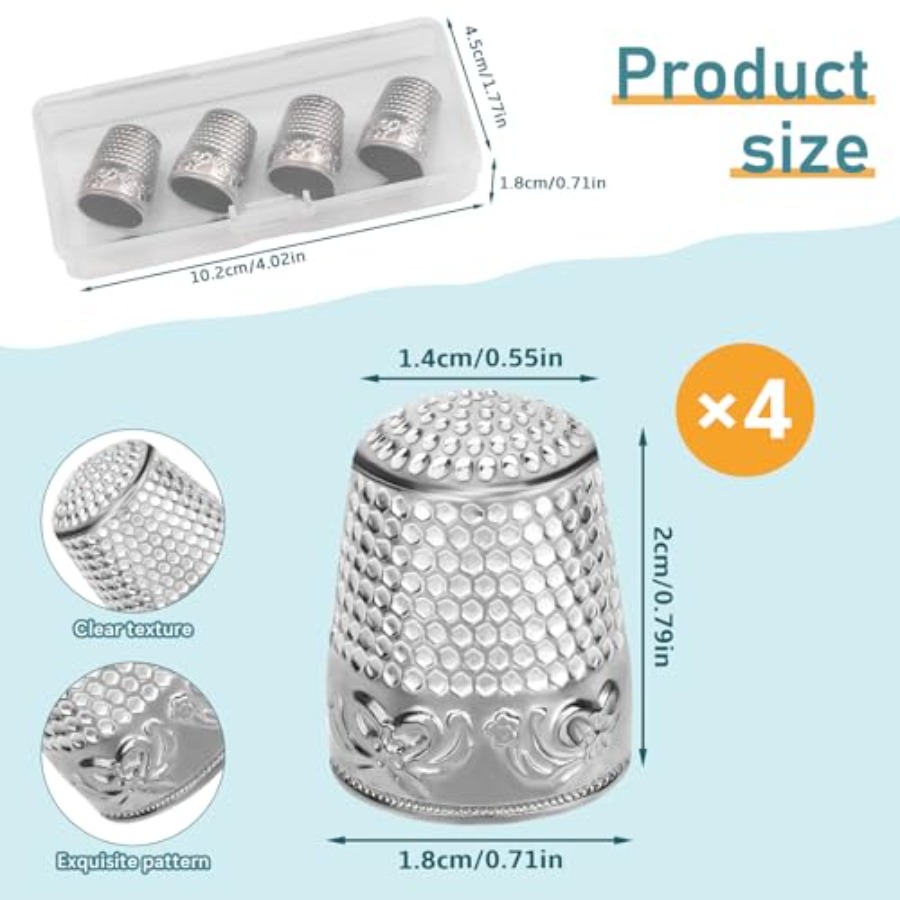 ZMAAGG Thimbles for Hand Sewin - Sewing Thimble Metal review and price