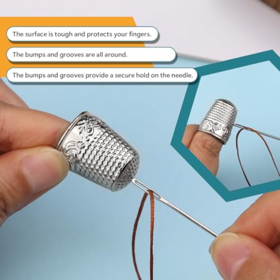 ZMAAGG Thimbles for Hand Sewin - Sewing Thimble Metal review and price