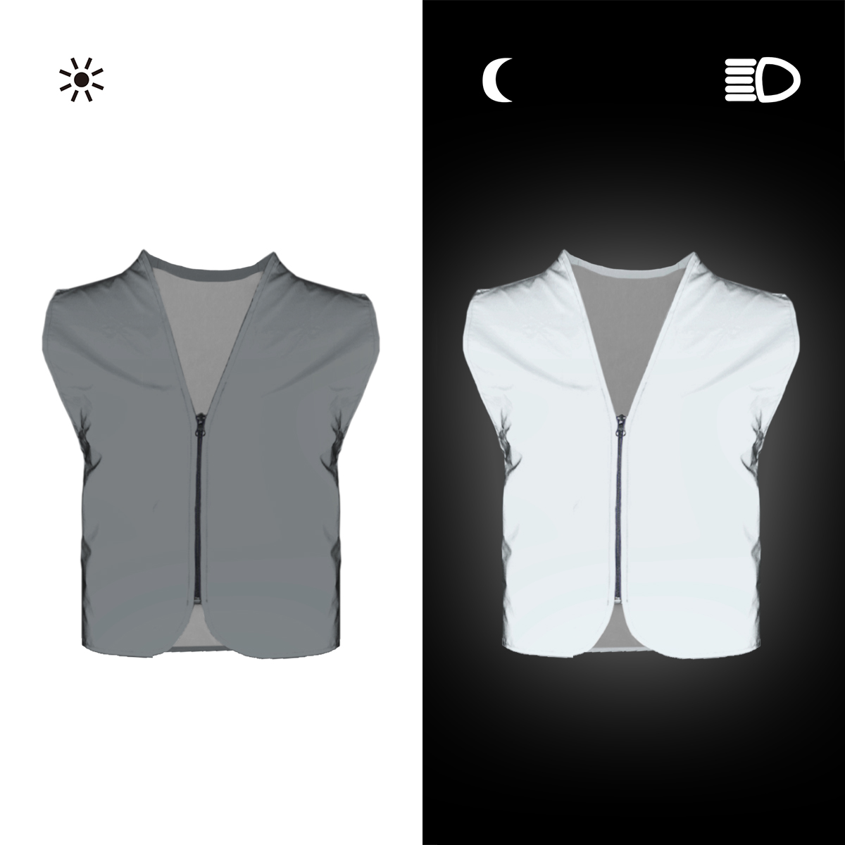 Salzmann Reflective Vest High  - Invisible Zip Fastener review and price