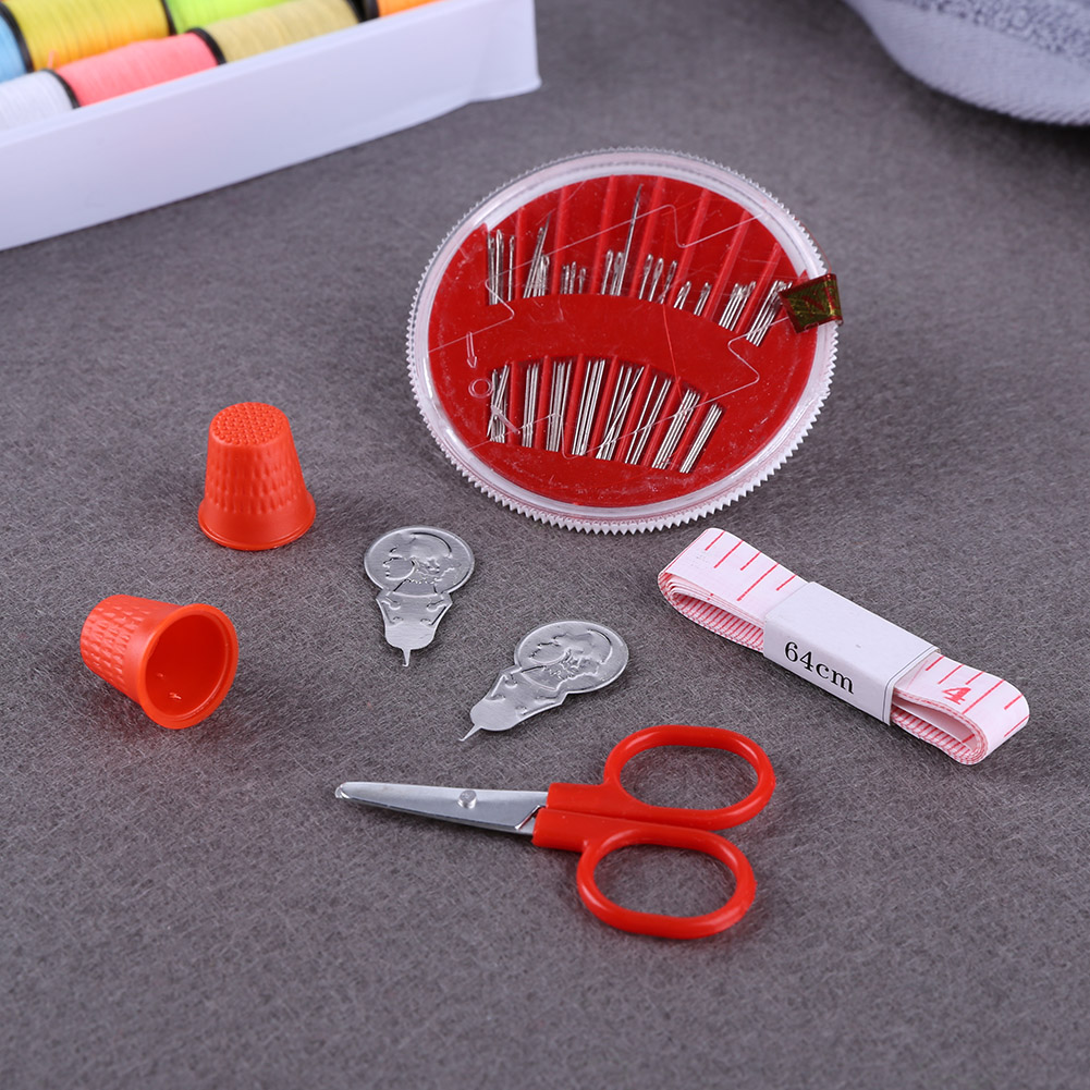100Pcs Sewing Thread Set with  - Sewing Thimble Metal review and price