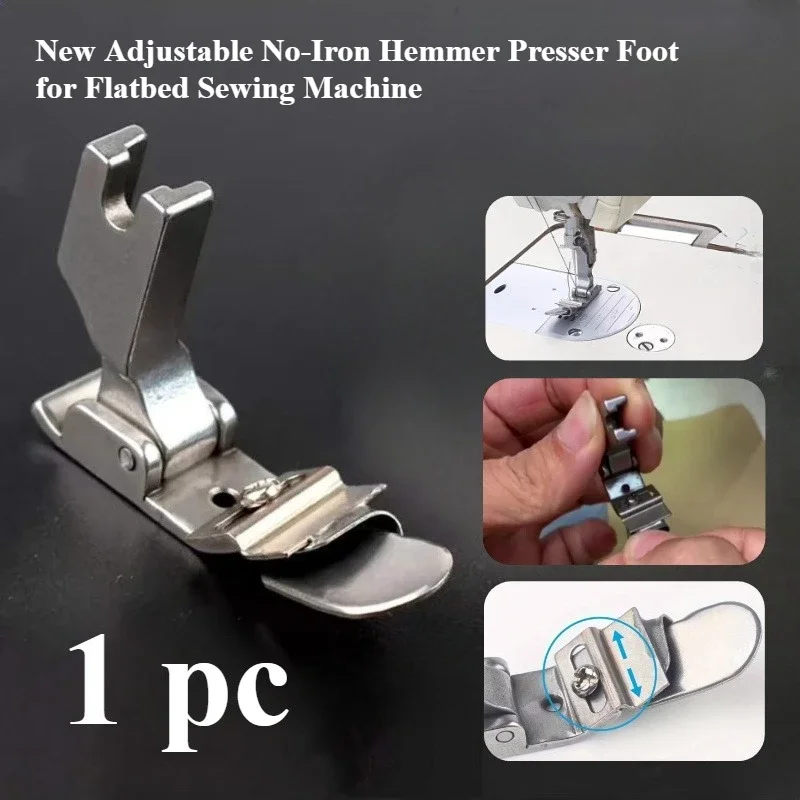 Adjustable No-Iron Hemmer Foot - Sewing Machine Fabric review and price