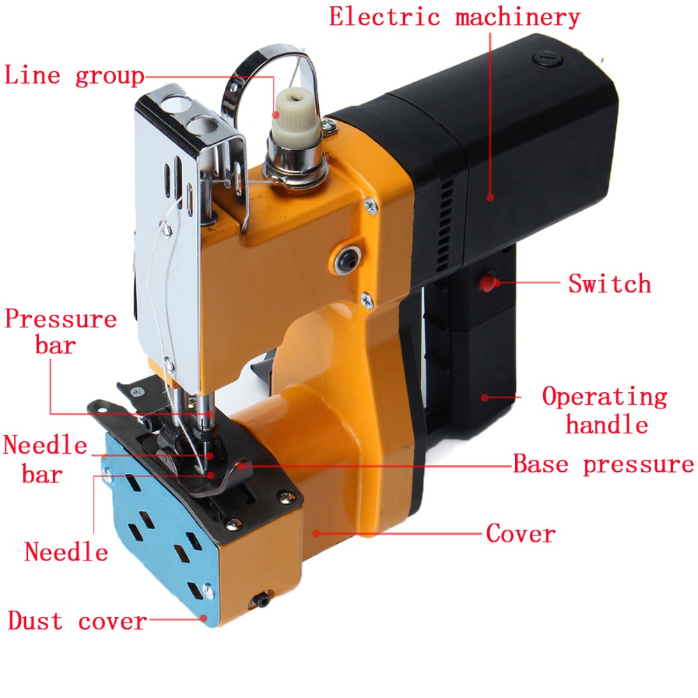Electric Woven Bag Closing Mac - Sewing Machine For Textile review and price