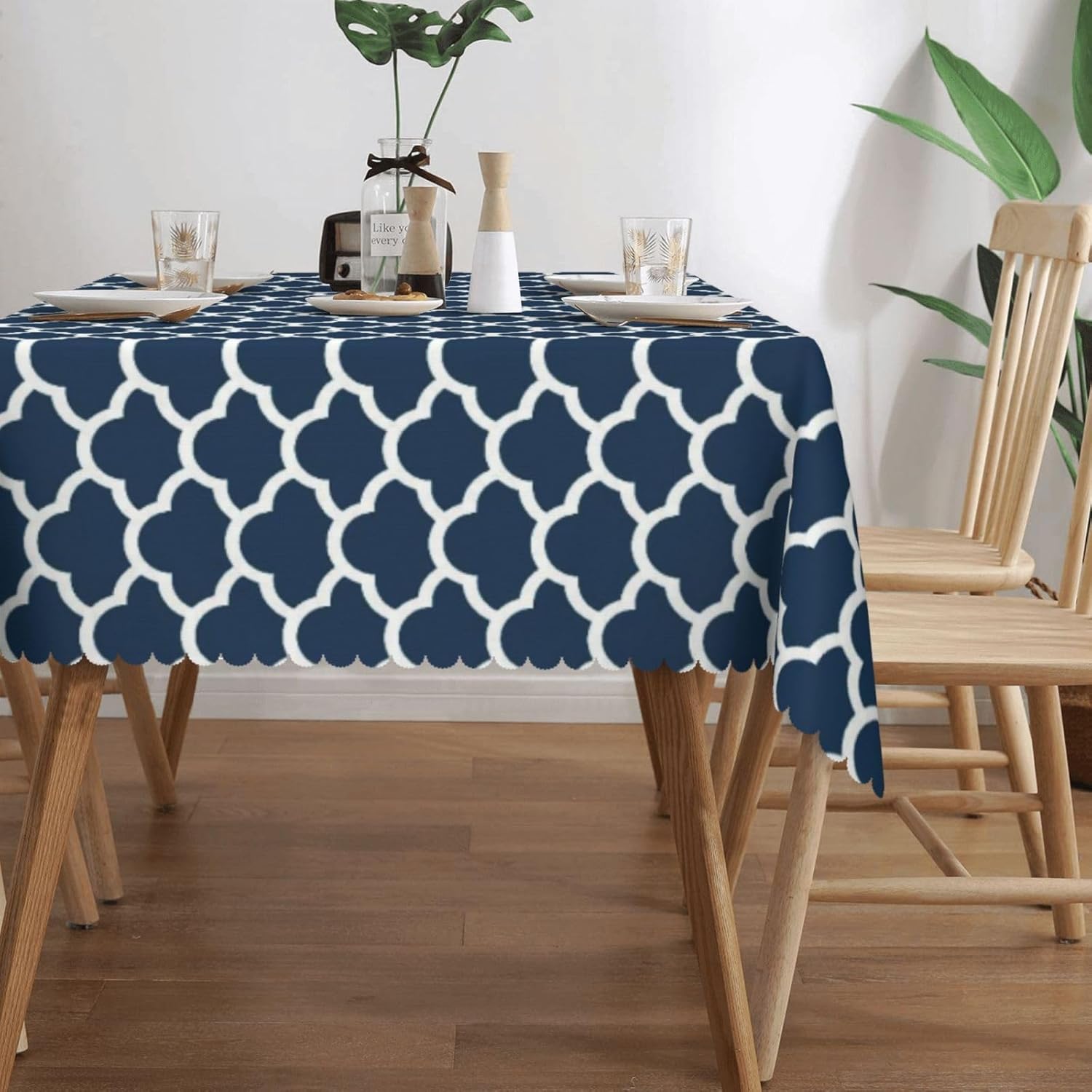 Blue Tablecloth Navy Cloud Sea - Century Textile & Sewing Supply review and price