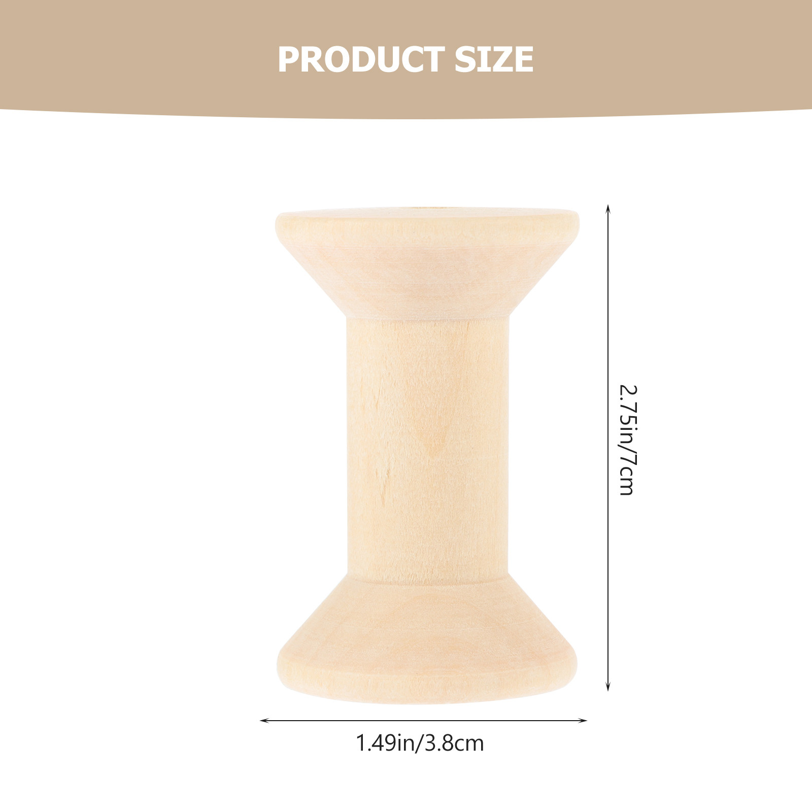 5Pcs Natural Wooden Spools Woo - Sewing Knit review and price