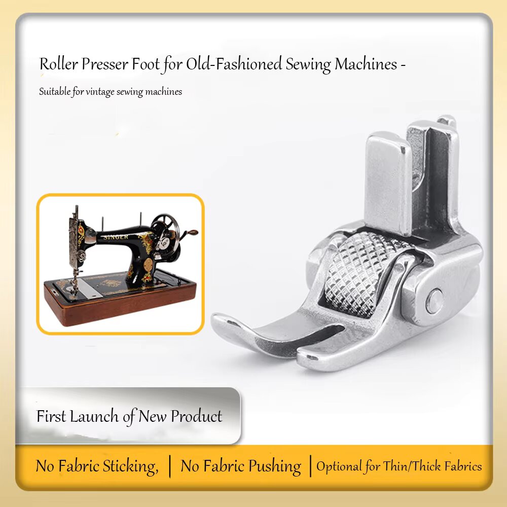 All Steel Roller Presser Foot  - Sewing Machine Fabric review and price