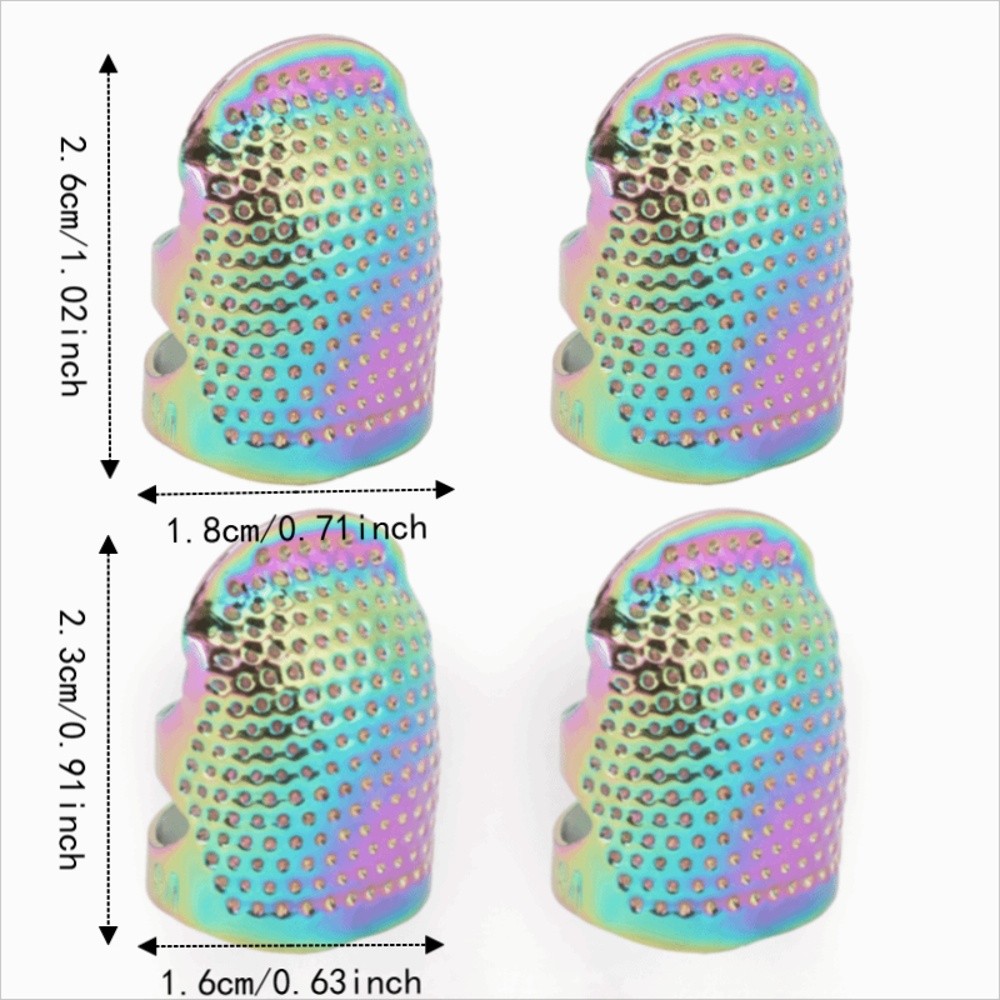 4Pcs Durable Brass Finger Prot - Sewing Thimble Metal review and price